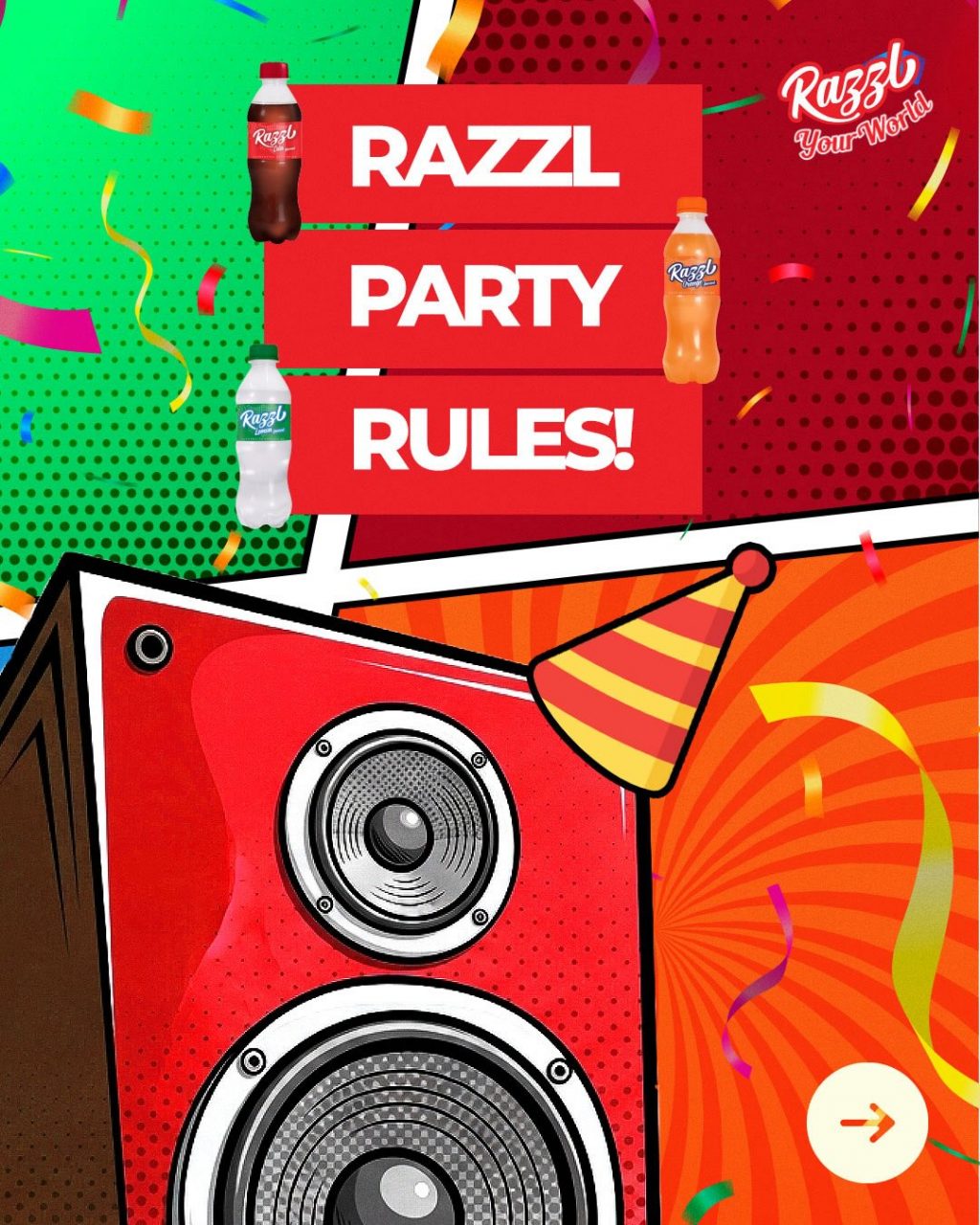 Instagram post from drinkrazzl_ng. This post is in position 0.