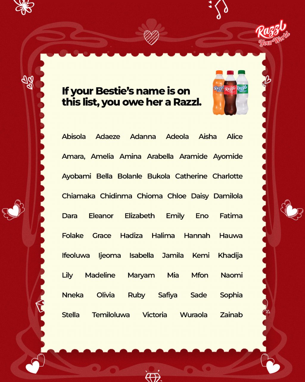 Instagram post from drinkrazzl_ng. This post is in position 3.